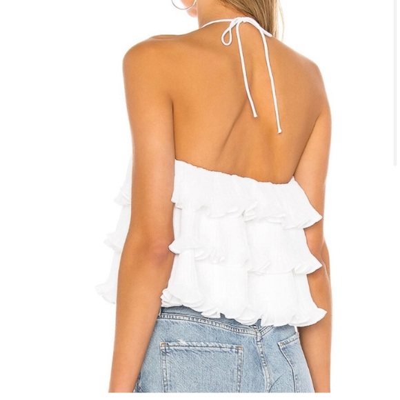 Lover + Friends Freesia Top in White XS - Picture 2 of 4